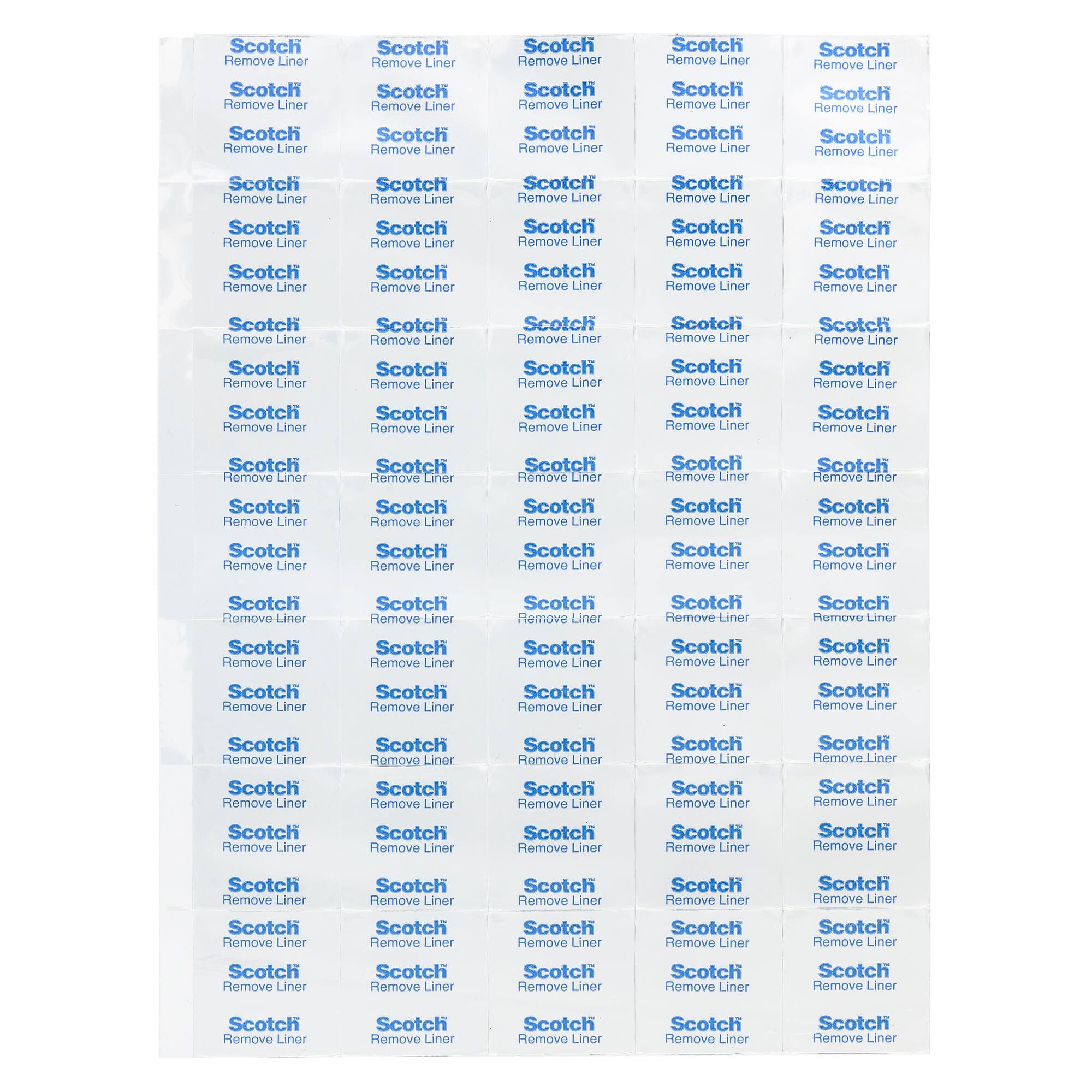 Scotch® Removable Mounting Tape Squares, Transparent